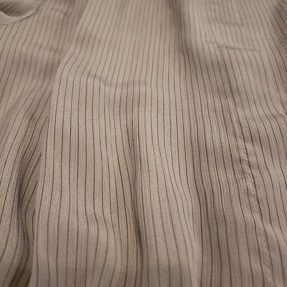 Vintage Ms. Chaus Midi Dress - Fine Pinstriping - Picture 6 of 8